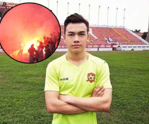 Cầu thủ Việt kiều khen ngợi việc đốt pháo sáng của CĐV Hải Phòng