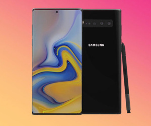 Bản dựng Galaxy Note 10 với màn hình đục lỗ, 4 camera