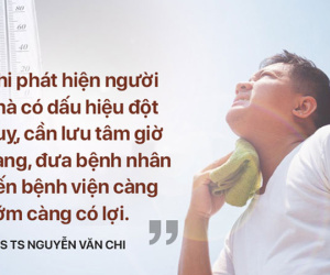 Sốc nhiệt khác đột quỵ do nắng nóng, bác sĩ Bạch Mai chỉ cách phân biệt để cấp cứu đúng