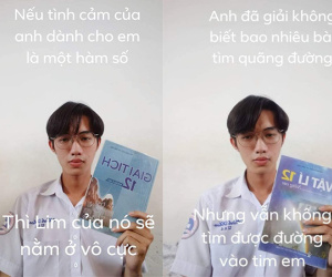 Tỏ tình kiểu học sinh cuối cấp: Mặt tỉnh bơ nói lời 'ngôn tình' với hàng loạt kiến thức của các môn học khác nhau