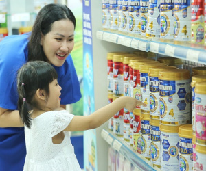 Vinamilk đứng đầu ở cả sữa nước và sữa bột trẻ em tại Việt Nam