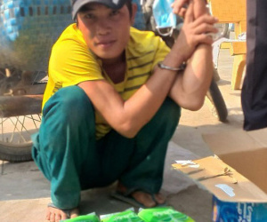 Dùng xe máy chở 15 kg ma túy, Nguyễn Văn Chạy chạy không thoát