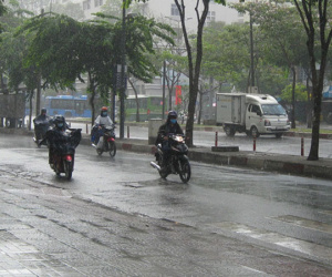 'Mưa vàng' rơi trên TP.HCM ngày đầu nghỉ lễ