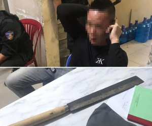 Tài xế thủ dao gần nửa mét lái siêu xe dạo phố quận 1