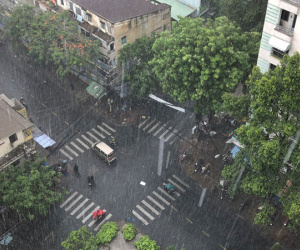 Dân Sài Gòn đón mưa ‘vàng’ giải nhiệt
