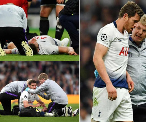 Jan Vertonghen chấn thương kinh hoàng trong ngày gặp lại đội bóng cũ