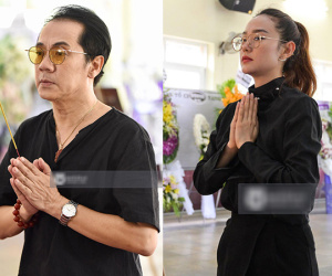 NSƯT Thành Lộc, Minh Hằng cùng dàn nghệ sĩ không giấu nổi đau buồn, nghẹn ngào trong tang lễ nghệ sĩ Lê Bình