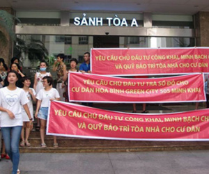 Xuất hiện lợi ích nhóm trong 'cuộc chiến' chung cư