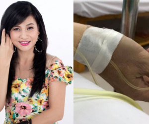 Cát Phượng nhập viện trong tình trạng sốt cao, lạnh run cầm cập nhưng người nóng như lửa