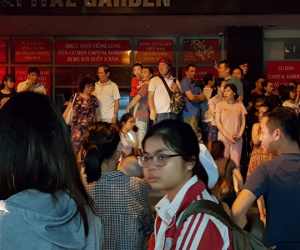 Nổ trạm biến áp ở chung cư Capital Garden, dân bỏ chạy tán loạn