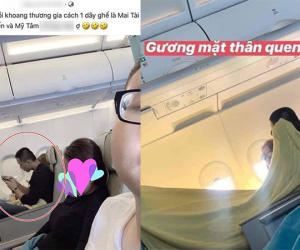 Rò rỉ hình ảnh Mỹ Tâm và Mai Tài Phến đi du lịch cùng nhau, thậm chí còn đắp chung chăn cực tình tứ trên máy bay