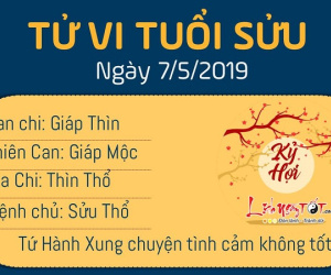 Tử vi thứ 3 ngày 7/5/2019 của 12 con giáp: Tuất lục đục gia đình, Mùi có tài lộc ghé thăm
