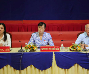 Bà Nguyễn Thị Quyết Tâm: 'Cử tri hỏi tôi làm gì trong hai nhiệm kỳ qua?'