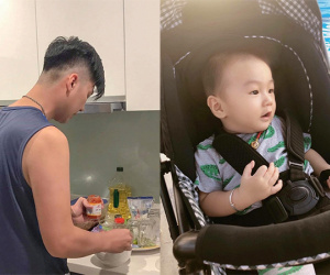 Cuộc sống đáng ngưỡng mộ của Lâm Khánh Chi: Con trai bụ bẫm, đáng yêu, chồng chăm vợ hết lòng