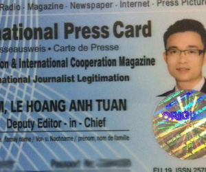 Bộ Ngoại giao trả lời về ‘nhà báo quốc tế’ Lê Hoàng Anh Tuấn