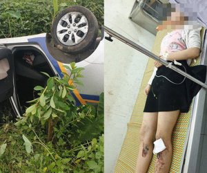 Cứu 2 vợ chồng từ chiếc taxi lật ngửa dưới ruộng, chia sẻ của người đàn ông còn gây bất ngờ hơn
