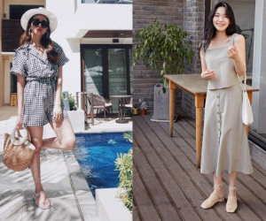 Với set đồ đồng bộ, bạn lười biếng hay kém khoản mix&match; đến mấy cũng có thể mặc đẹp
