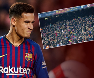 CĐV Barca la ó đội nhà, phỉ báng Coutinho