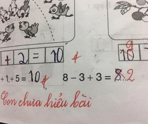 Những bài toán 'hại não' của con khiến phụ huynh đau đầu