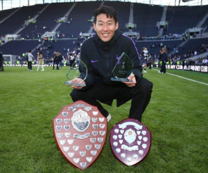 Son Heung-min giành cú đúp danh hiệu cá nhân cùng Tottenham