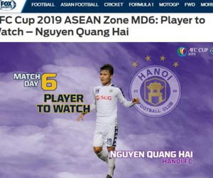 Báo châu Á: Quang Hải đáng xem nhất lượt cuối vòng bảng AFC Cup 2019