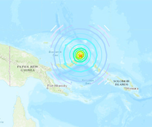 Động đất 7,5 độ gây cảnh báo sóng thần ở Papua New Guinea