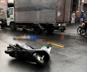 TP.HCM: Đi báo tin bà ngoại mất lúc trời mưa lớn, thiếu nữ 16 tuổi chết thảm dưới bánh xe tải