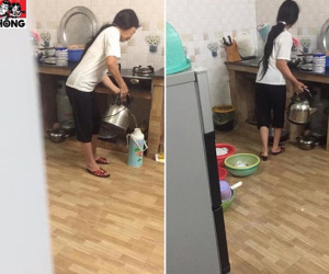 4 giờ sáng bực mình đi phang chuột, chàng trai tỉnh cả ngủ khi thấy cảnh này...