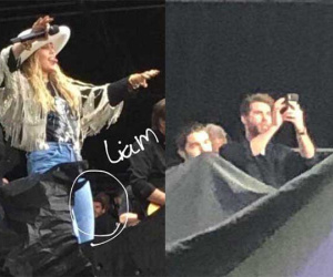 Hóa ra luôn có một người đàn ông đứng sau cánh gà, lẳng lặng nhìn theo Miley Cyrus si tình đến thế!