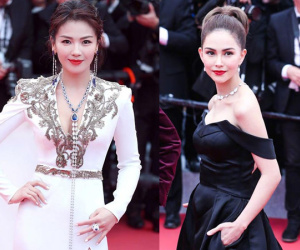 Sao nữ Trung Quốc giả điếc khi bị 'đuổi khéo' trên thảm đỏ Cannes