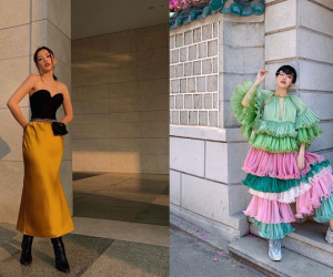 Hai cái nhất của street style tuần qua: Chi Pu khoe đường cong nữ thần, Khánh Linh lại giống 'bắp cải ngũ sắc'