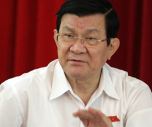 Nguyên Chủ tịch nước Trương Tấn Sang: 'Cần loại bỏ những kẻ cơ hội'
