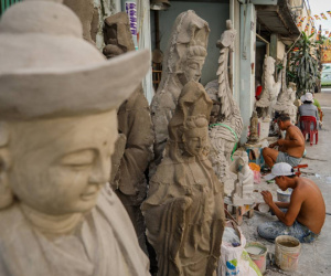 Xóm làm tượng Phật gần trăm tuổi ở Sài Gòn