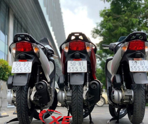 Dân chơi Sài Gòn sở hữu bộ ba Honda SH biển lục quý 5 giá 2 tỷ