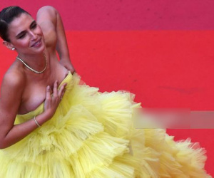 Cận cảnh sự cố tụt váy, lộ hàng trên thảm đỏ Cannes 2019