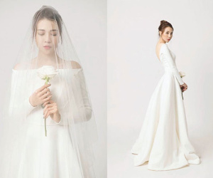 Đàm Thu Trang diện váy cưới lộng lẫy, khoe vẻ đẹp mong manh trước ngày về chung nhà với Cường Đô La