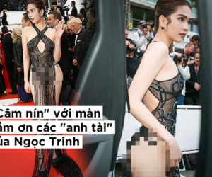 Sự trơ trẽn của Ngọc Trinh khi gọi ồn ào thảm đỏ Cannes là 'màn trình diễn để đời'