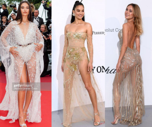 Những bộ đầm khoe da thịt gần ranh giới phản cảm ở Cannes 2019