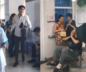 Hậu trường Về Nhà Đi Con: Hai chàng rể đến thăm bố vợ nhập viện, một người lạ mà quen?