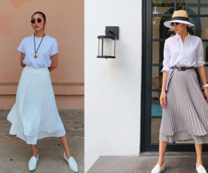 Chân váy xếp ly vẫn chưa hạ nhiệt, được hết thảy các sao nữ Việt diện tuyệt xinh mà nàng công sở phải học theo ngay
