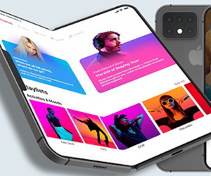 Apple nhận sáng chế smartphone màn hình gập
