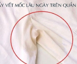 Vết mốc lâu ngày trên quần áo có đen đến mấy cũng sạch bong nhờ 6 cách tẩy sau