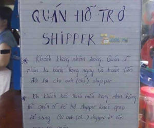 Thông cảm cho những shipper bị 'bom' hàng, chủ cửa hàng đã ra một quy định cực kỳ có tâm
