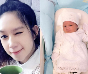 Minh Hà giảm 11kg dù mới sinh chưa đầy 1 tháng