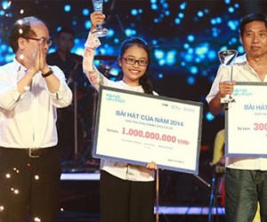 "Quê em mùa nước lũ" giành giải Bài hát yêu thích của năm 2014