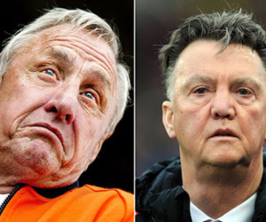 Phàn nàn nhiều, Van Gaal bị Johan Cruyff giáo huấn
