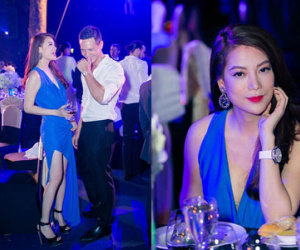 Trương Ngọc Ánh - Kim Lý tình tứ suốt sự kiện
