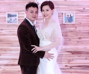 Diễn viên Mi Trần rạng ngời trong ngày cưới