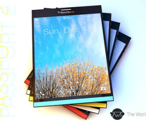 Concept BlackBerry Passport 2 lung linh với màn hình toàn cảm ứng