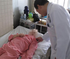 Chồng đánh vợ đến hôn mê, liệt nửa người bên trái